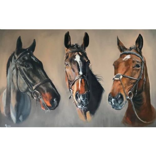 A4 Horse Portrait Painting